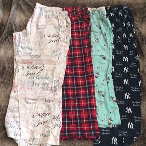 Lot of 4 Pajama bottoms size XL